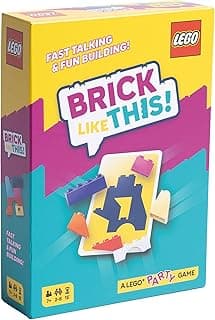 Asmodee Brick Like This! The Official Lego Party Game - A Fast, Fun Building Game for Families, Kids, Teens & Adults, Ages 7+, 2-8 Players, 15 Minute Playtime
