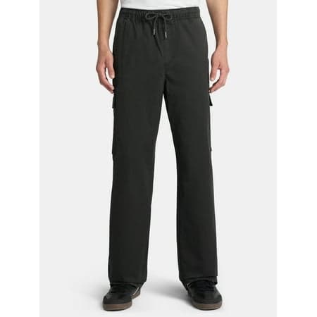 No Boundaries Baggy Fit Wide Leg Cargo Pants, Men's Sizes XS-5XL
