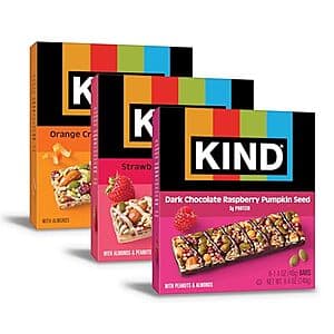 18-Pack KIND Healthy Snacks Bars Variety Pack