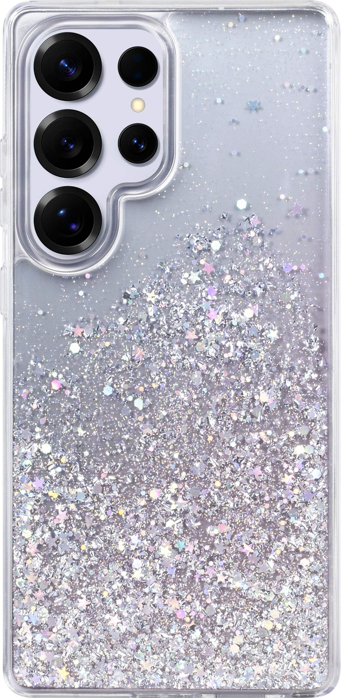 Insignia™ - Hard-Shell Case for Samsung Galaxy S25 Ultra - Glitter