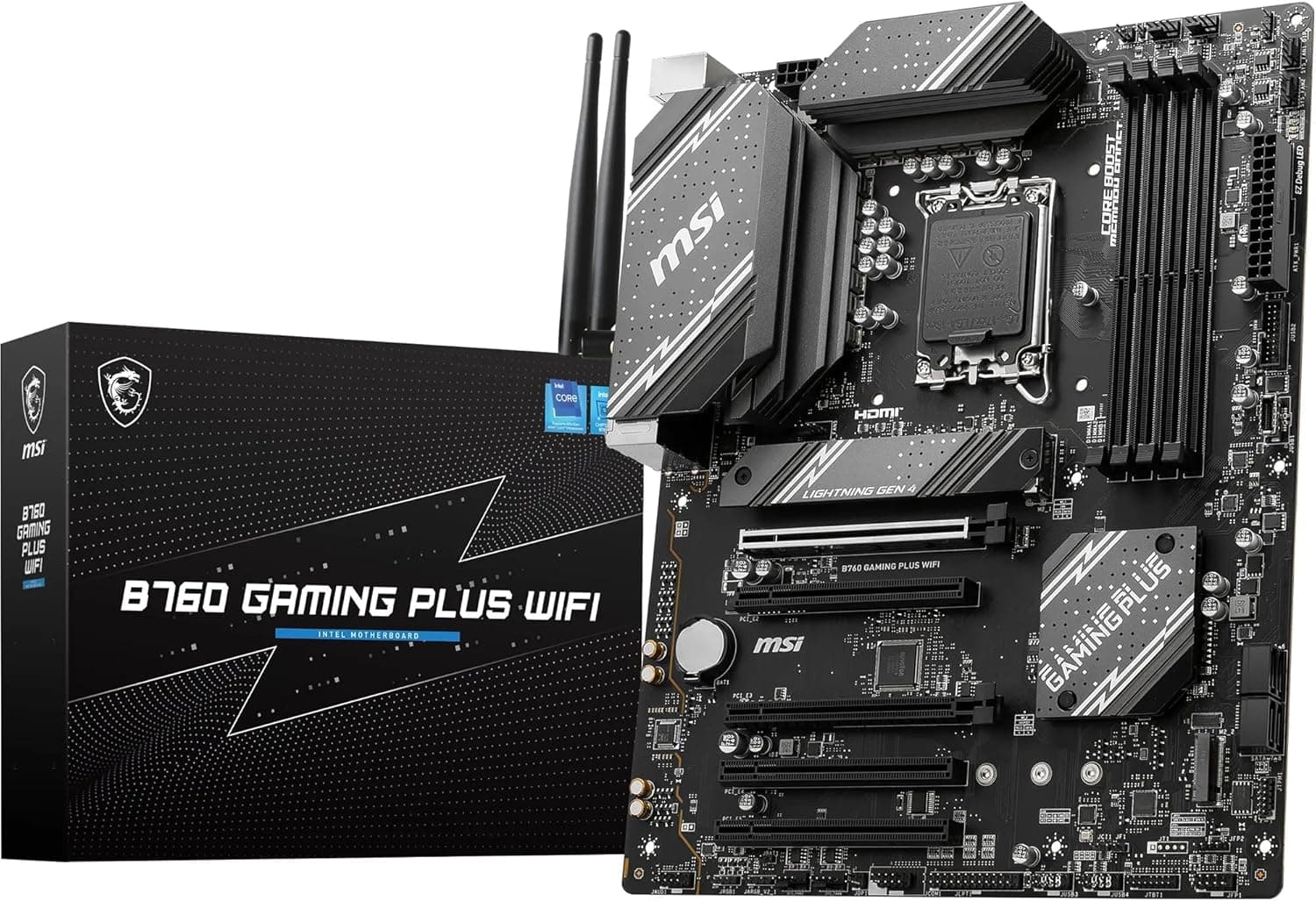 MSI B760 Gaming Plus WiFi Motherboard Intel B760 LGA 1700 ATX
