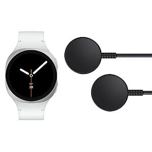 Open Box: Samsung Galaxy Watch 8 40mm Smartwatch with Dual Chargers