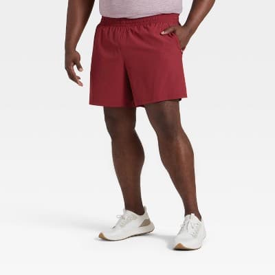 Men's Big Stretch Woven Shorts 7" - All In Motion™ Red Resistance 3XL