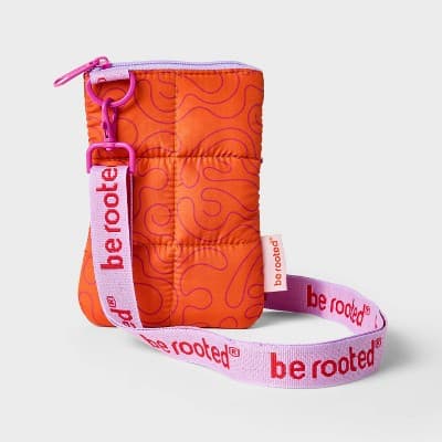 Be Rooted Cell Phone Crossbody Bag Orange