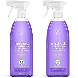 2-Pack Method All-Purpose Cleaner Spray (French Lavender) - $5 with Subscription