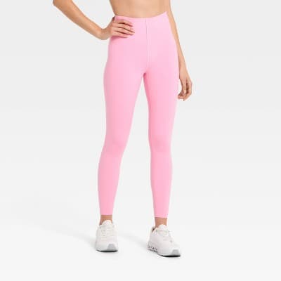 Women's Super Flex Ultra High Rise Bonded Leggings - All In Motion™ Pink S