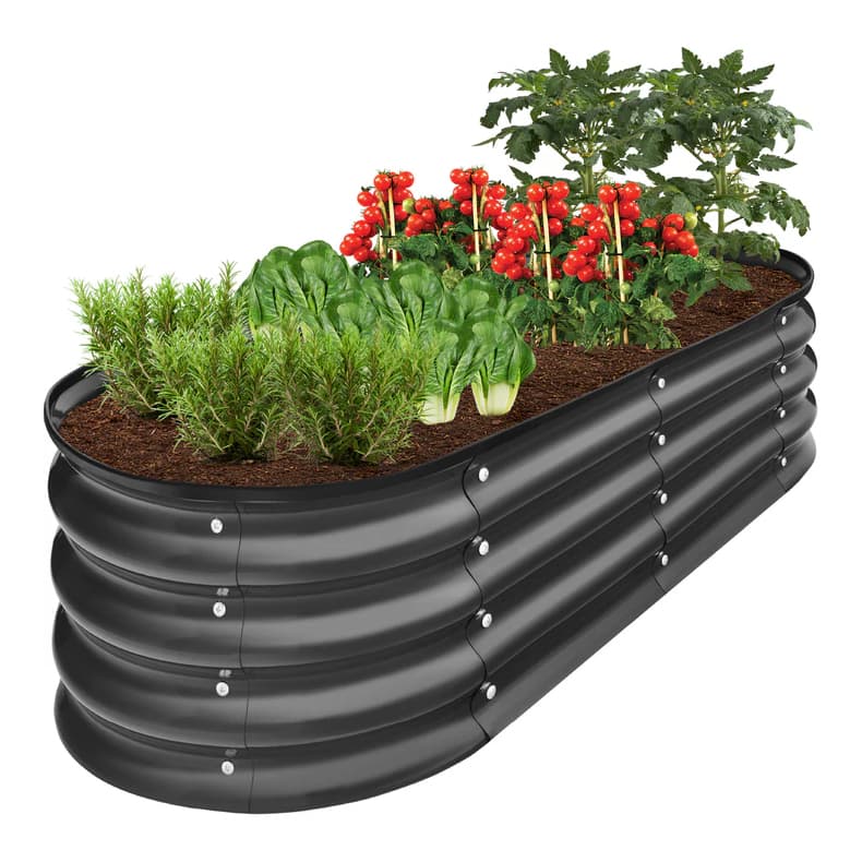 4-Foot Oval Garden Bed for $35
