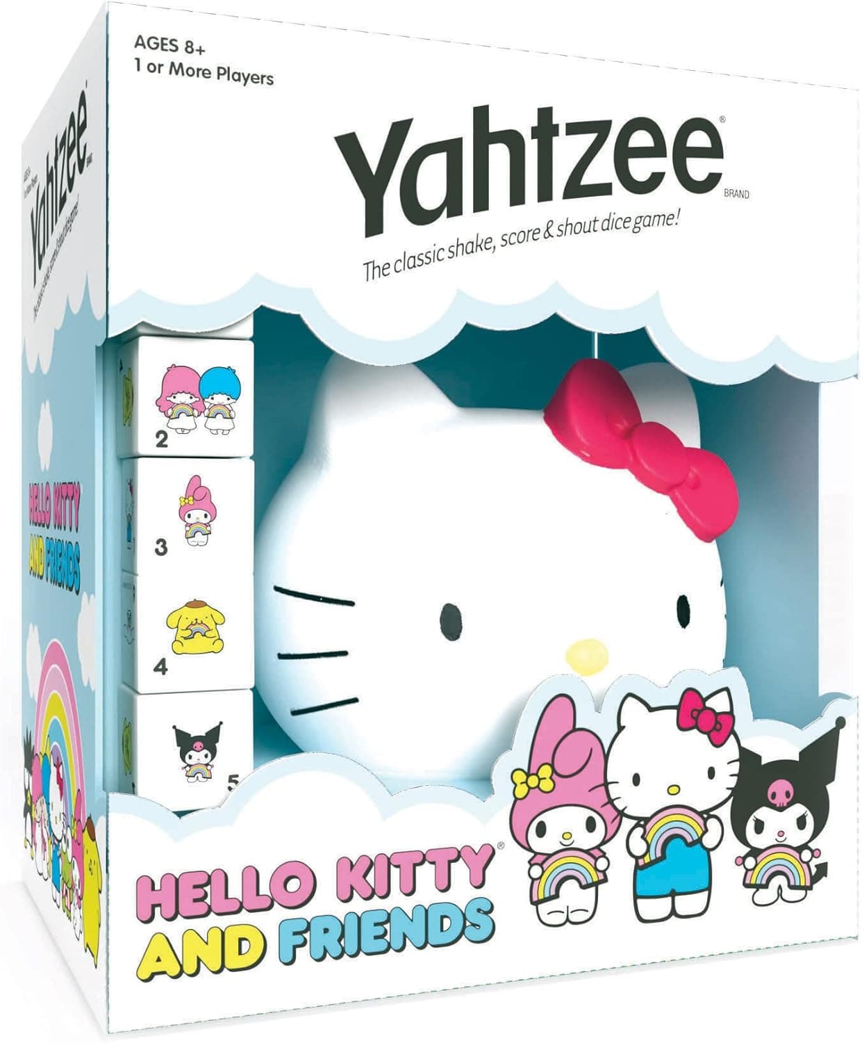 Collectible Hello Kitty Yahtzee Dice Cup - Classic Family Fun