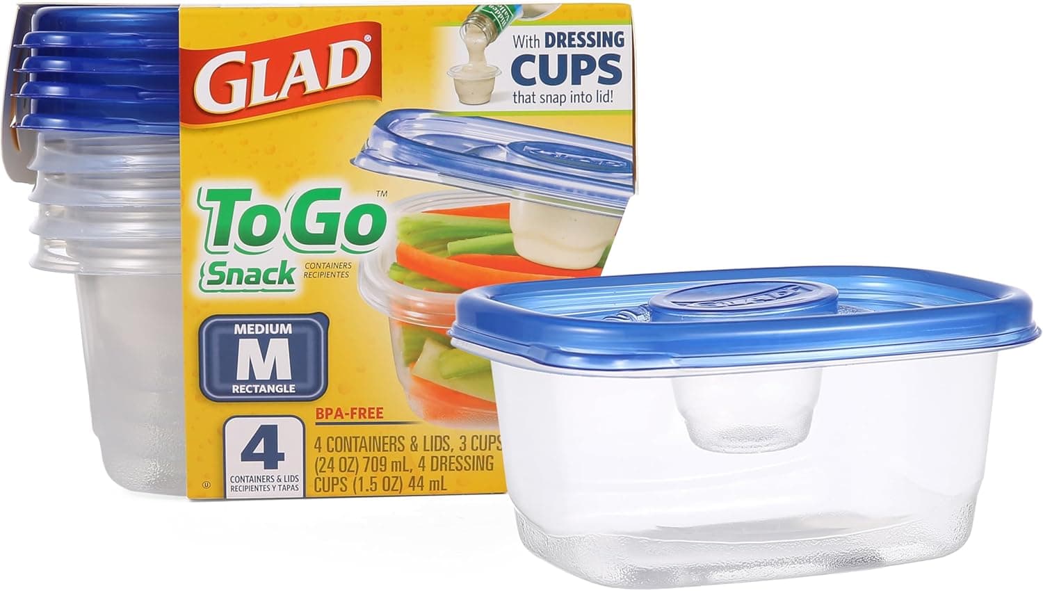 Seal in Freshness with Glad GladWare Meal Containers