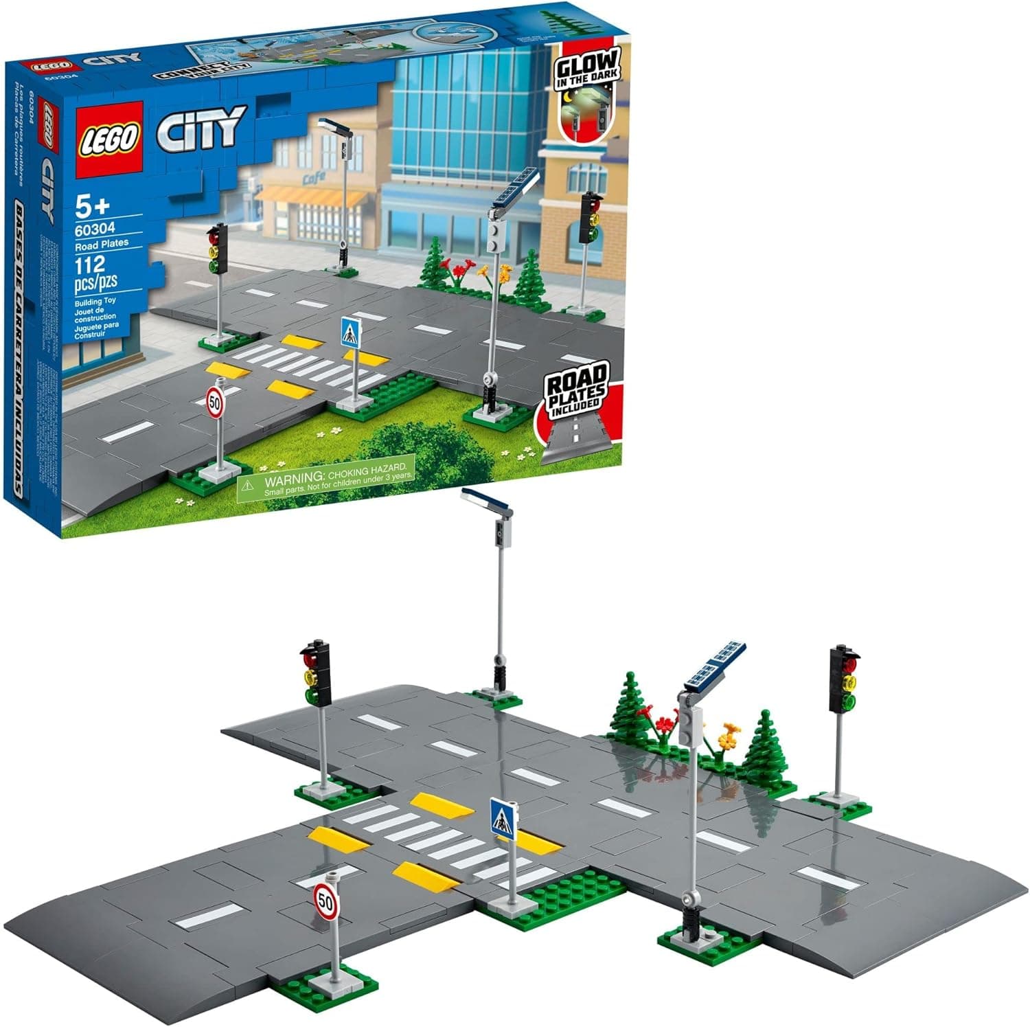 Build Your City with LEGO City Road Plates 60304