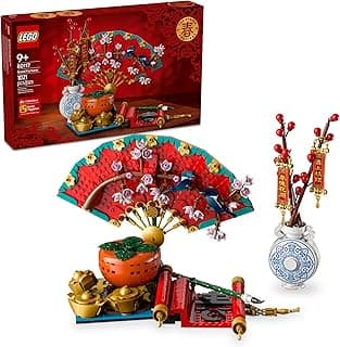 LEGO Spring Festival Good Fortune - Learning and Educational Building Toy - Chinese Festival Toy for Kids, Boys and Girls, Ages 9+ - Cultural Gift for Display and Decor - 80117