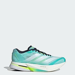 adidas Men's Adizero Boston 13 Shoes (Aqua/White/Lemon) $60 + Free S&H