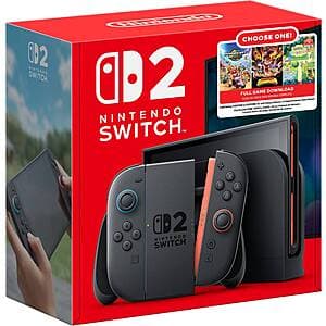 Nintendo Switch 2 with Your Choice of Game Console Bundle