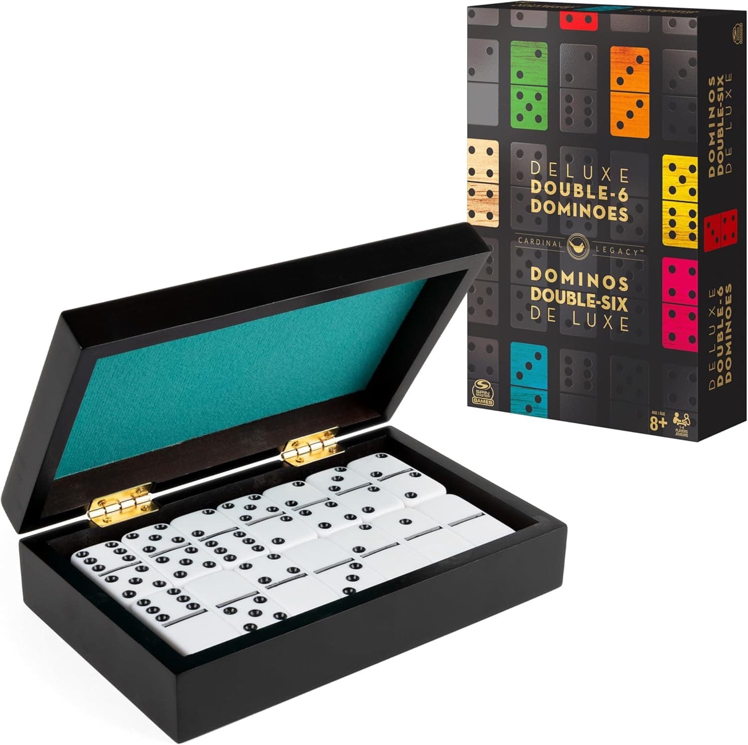 Spin Master Dominoes Set: Classic Family Fun