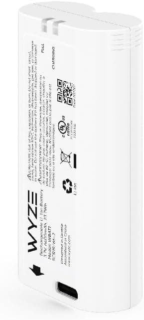 WYZE Removable Battery Pack (Wyze Official) for Wyze Battery Cam Pro and Duo Cam Doorbell - 2nd Gen
