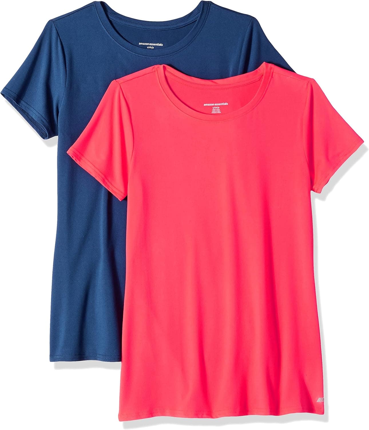 Amazon Essentials Women's Active Tees - 2-Pack