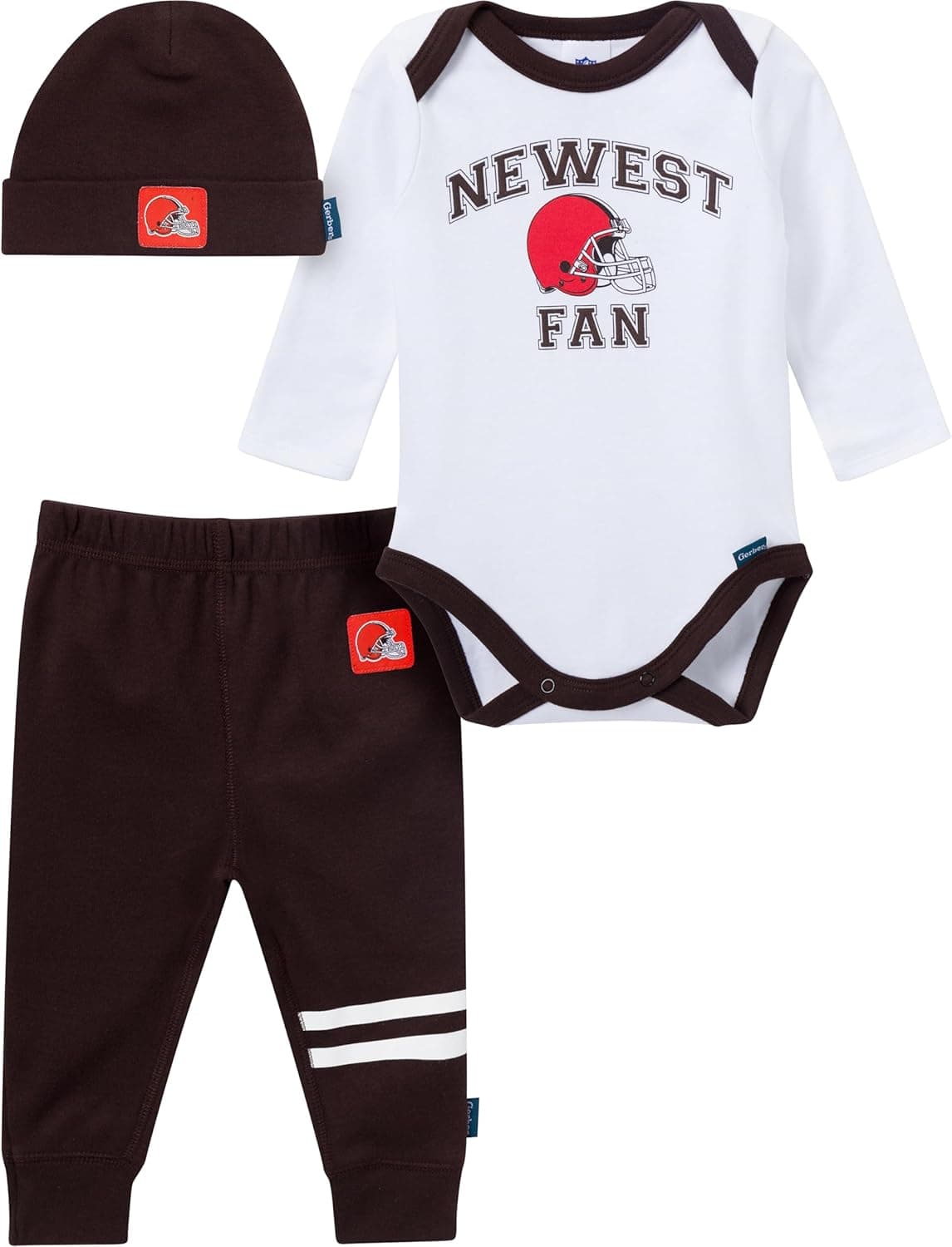 Dress Your Baby in Browns Pride with Gerber's NFL Onesie Set