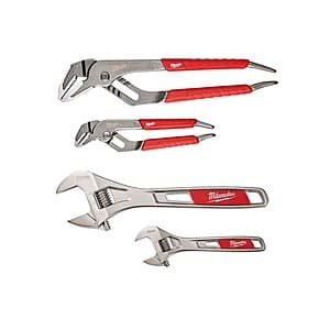 Milwaukee 4-Pc Pliers & Wrench Set - $40 with Free Shipping