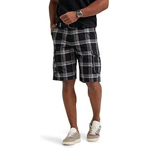 Lee Men's Belted Cargo Shorts from $16