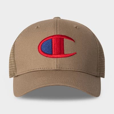 Champion Adult Logan Twill Trucker Hat - Khaki