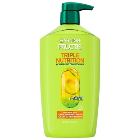 Garnier Fructis Triple Nutrition Fortifying Conditioner with Avocado Oil, 33.8 fl oz