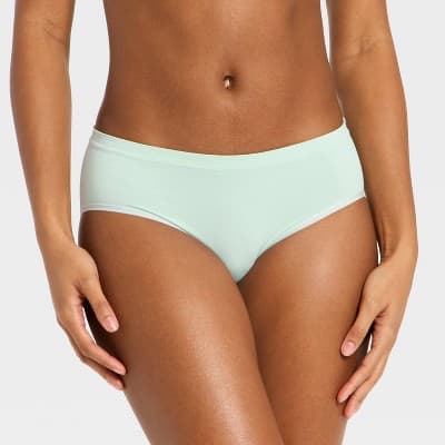 Women's Seamless Hipster Underwear - Auden™ Mint L