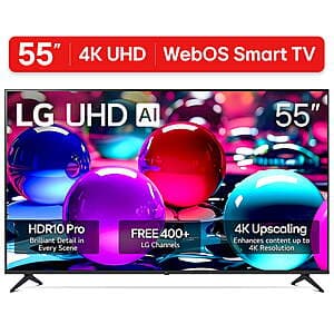 LG 55-Inch 4K Smart TV - Big Screen on a Budget