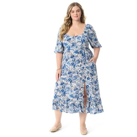 Jessica Simpson Women's Plus Malese Bustier Dress, Sizes 0X-5X