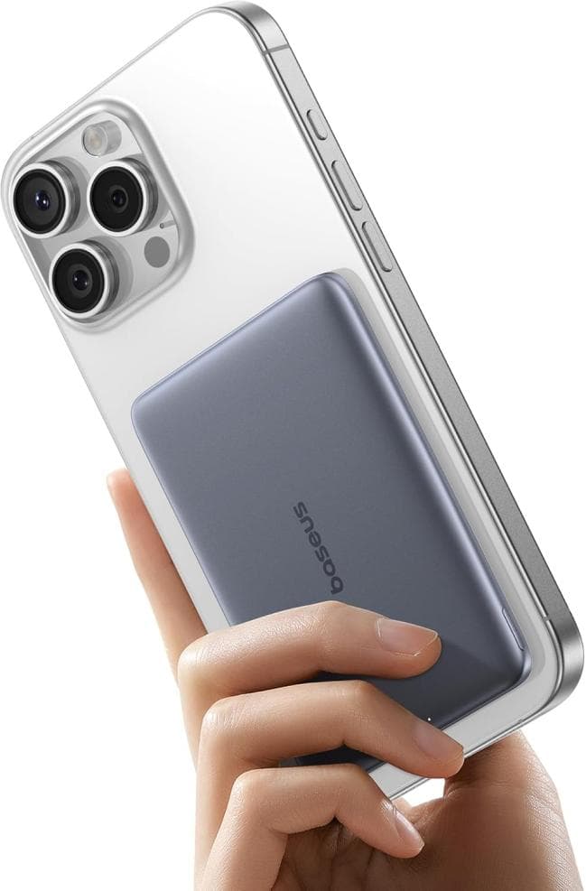 Charge Your iPhone Wirelessly with 77% Off Baseus Portable Charger