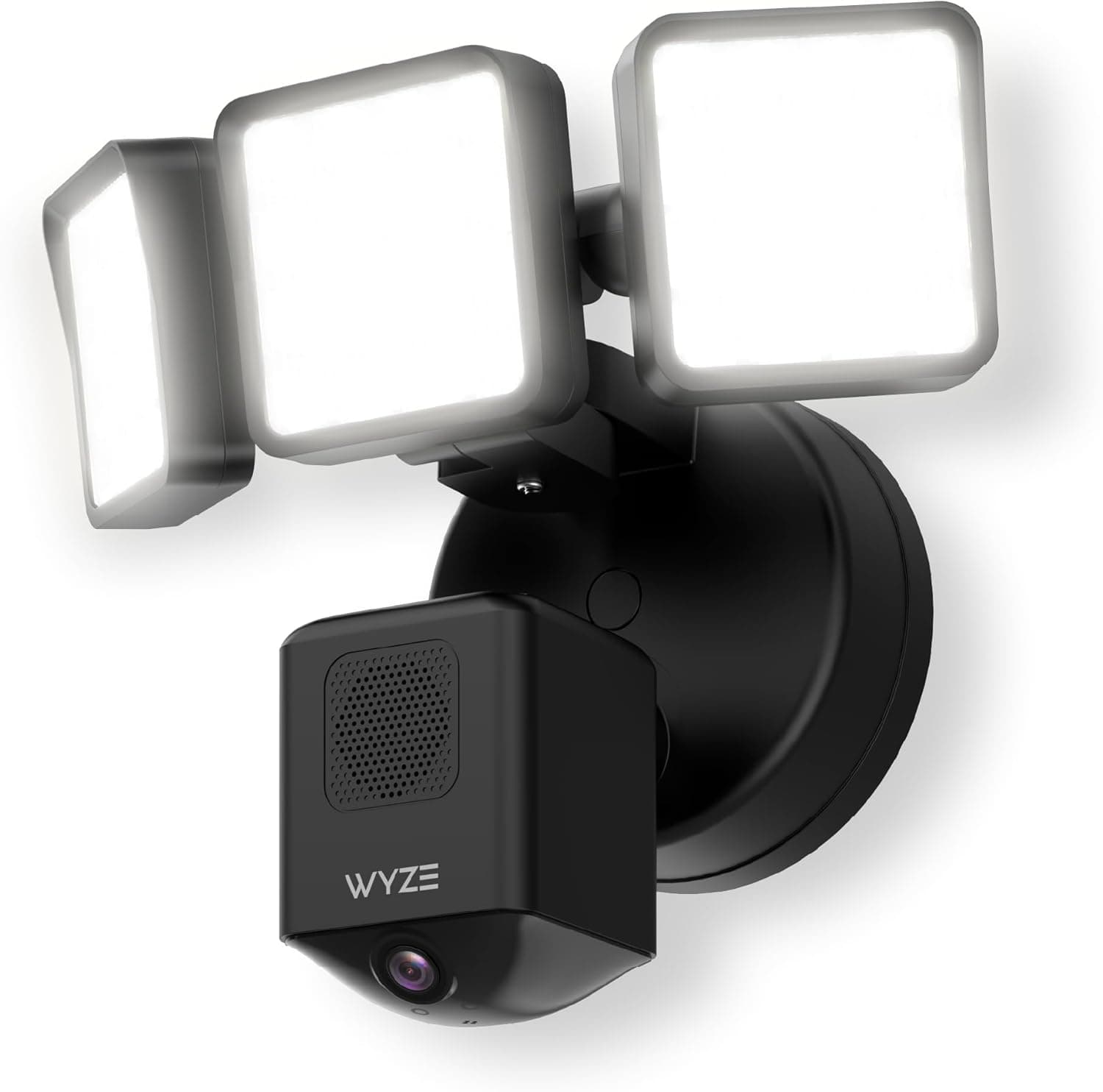 WYZE Floodlight Camera Pro, PCMag Editors' Choice 3000-Lumen LEDs, 2.5K HD Outdoor Security Camera, 180° Wide View, Color Night Vision, Works with Alexa & Google, Wired. Free Expert Setup