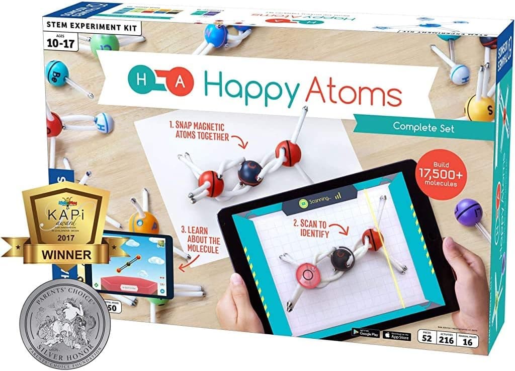 Explore the Atomic World with Happy Atoms Magnetic Modeling Set
