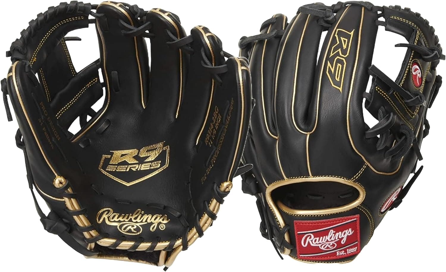 Rawlings R9 Baseball Glove: 11.5" Pro I Web, Right Hand