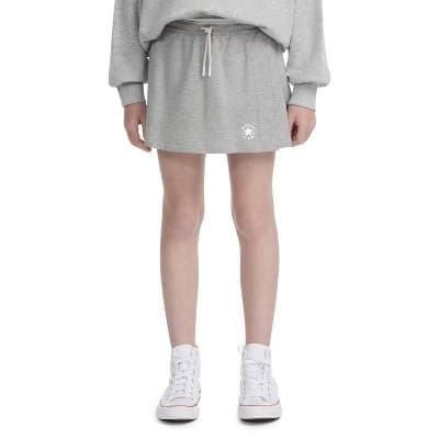 Converse® Girls' French Terry Skort - Heather Gray M
