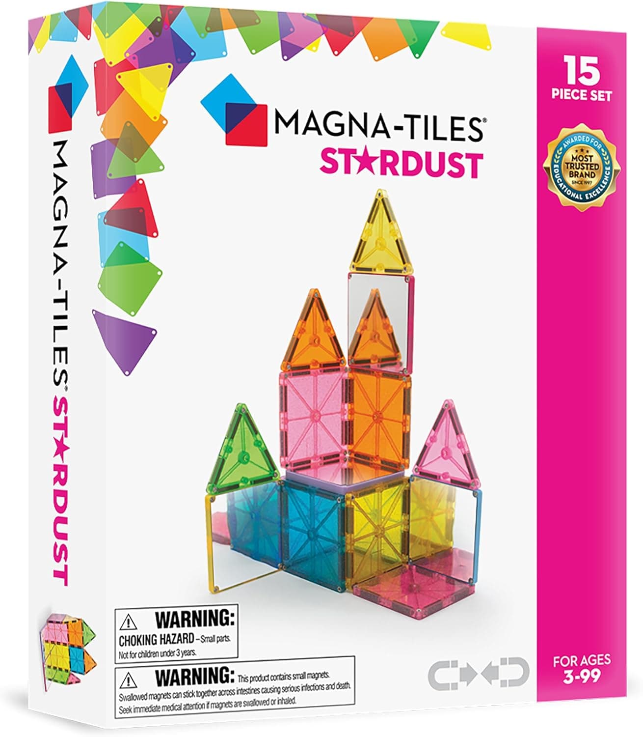 Magnetic Building Fun with MAGNA-TILES Stardust Set