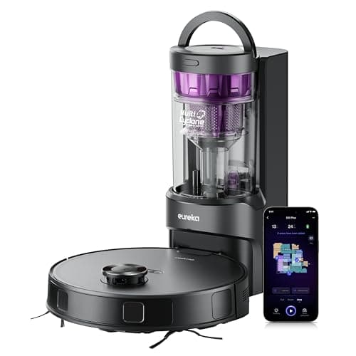 Eureka's Powerful Robot Vacuum and Mop Combo with Self-Emptying Station