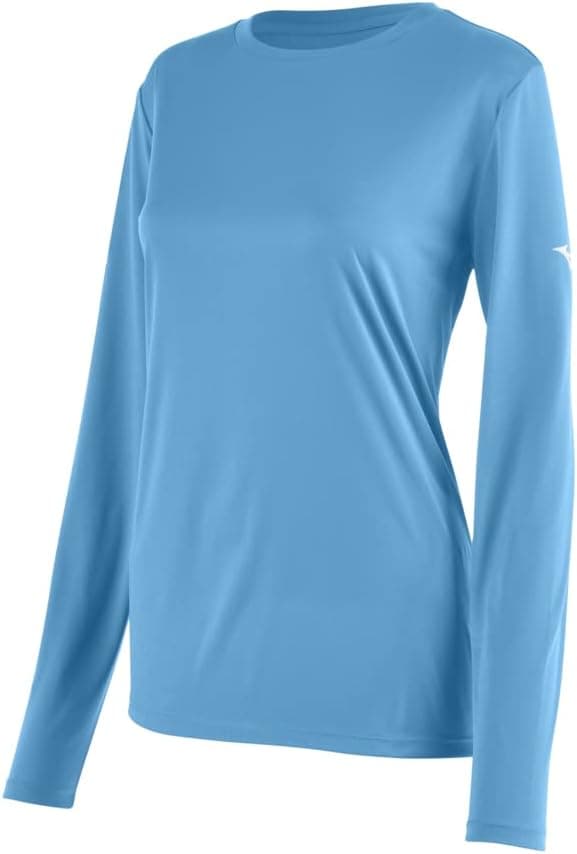 Mizuno Women's NXT Long Sleeve Tee in Light Blue - 64% Off