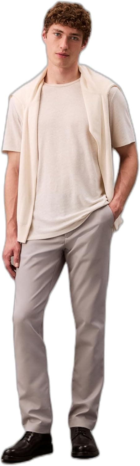 Calvin Klein Chinos - Wrinkle-Resistant Style at 69% Off