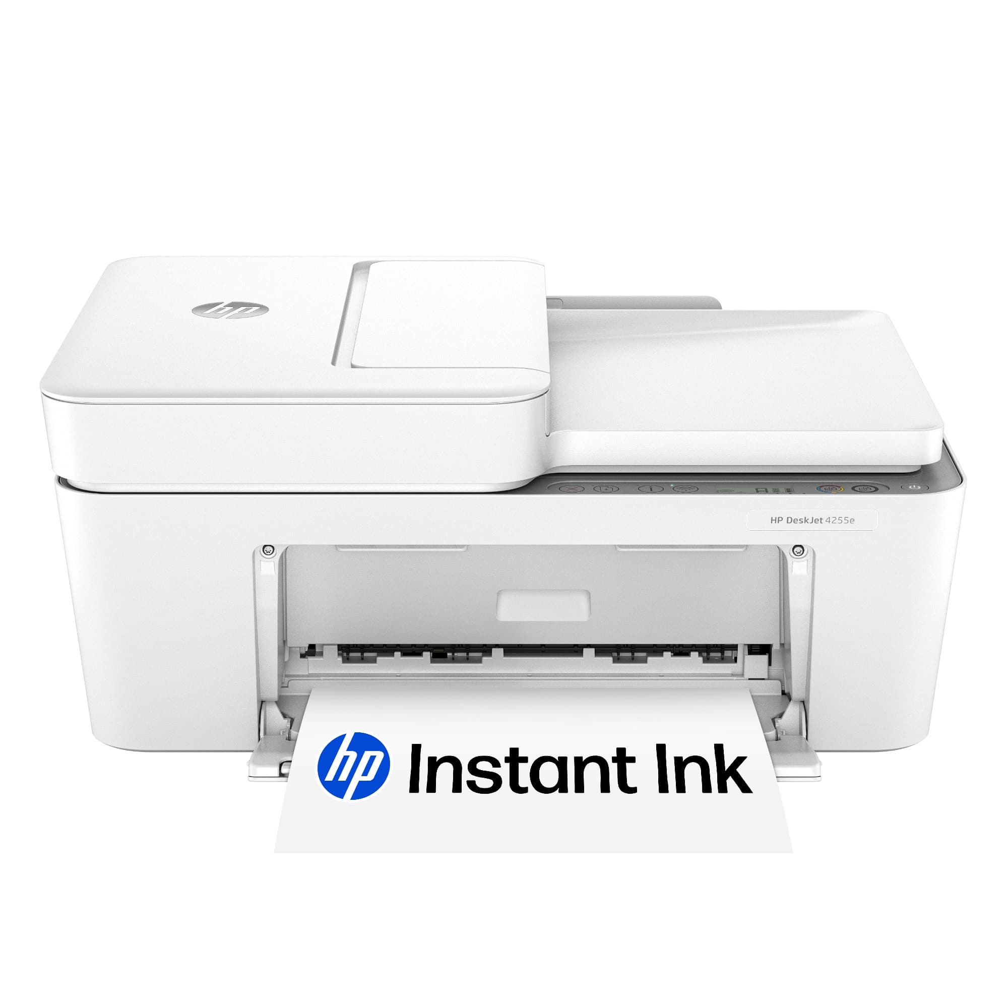 HP - DeskJet 4255e Wireless AI-Enabled All-in-One Inkjet Printer with 3 Months of Instant Ink - White