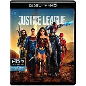 Justice League (4K Ultra HD) Just $8.55
