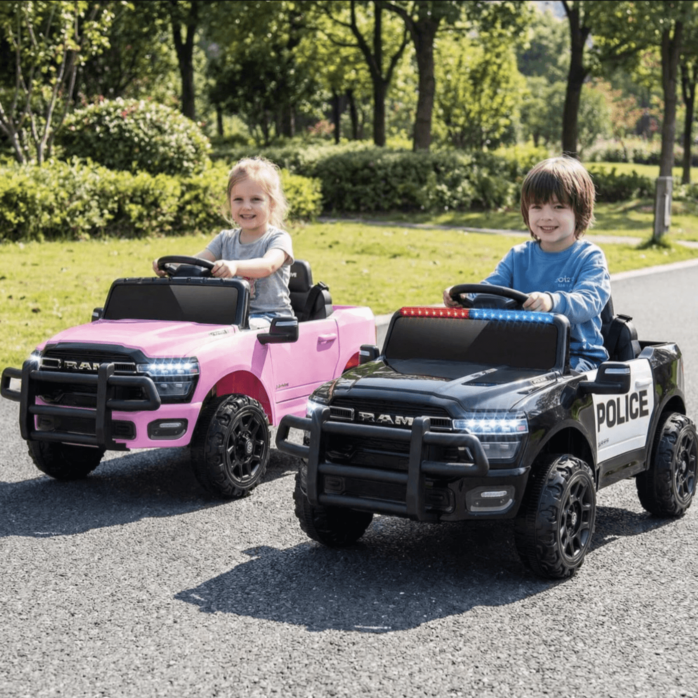 Kids' Electric Ride-On Truck with 50% Off