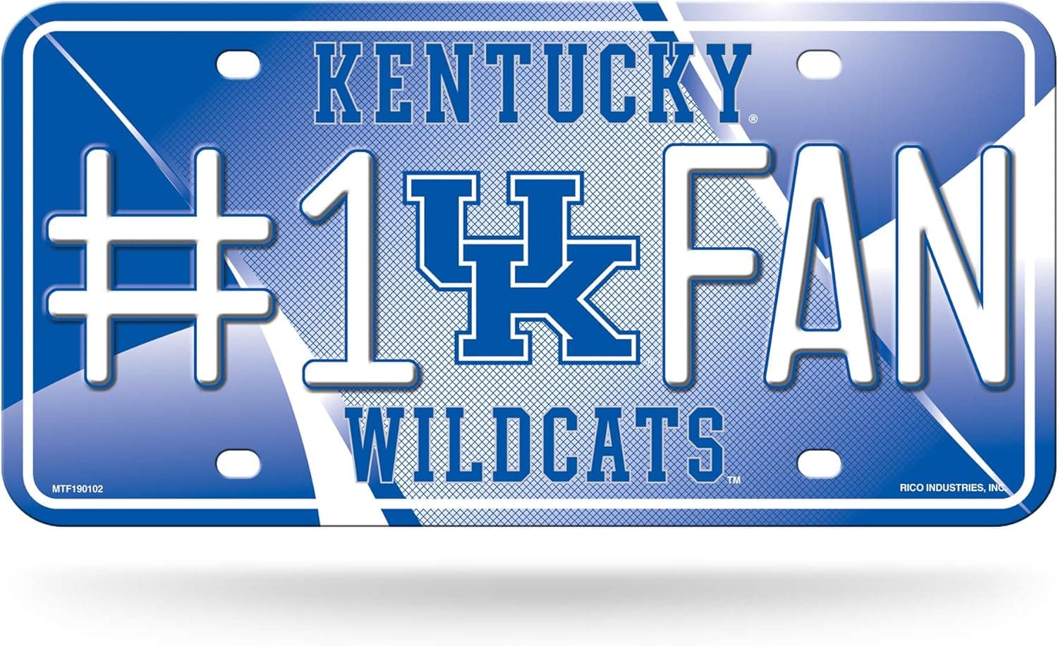 Official Kentucky Wildcats NCAA License Plate - 21% Off