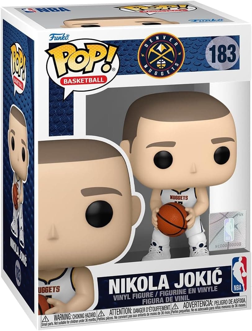 Funko POP! NBA: Nuggets - Nikola Jokic Collectible Vinyl Figure