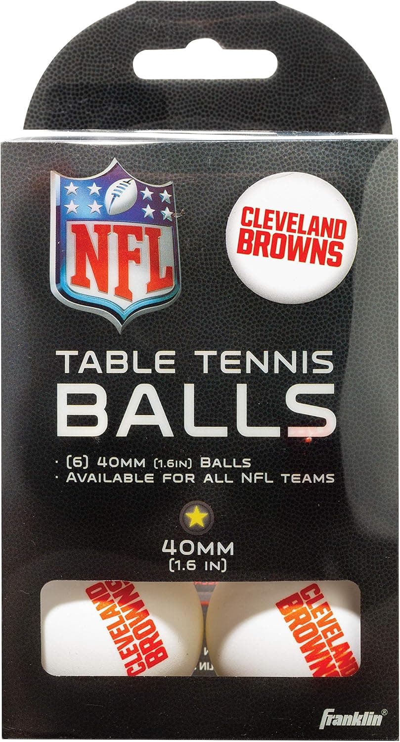 Bring the Game Home: Cleveland Browns Table Tennis Balls