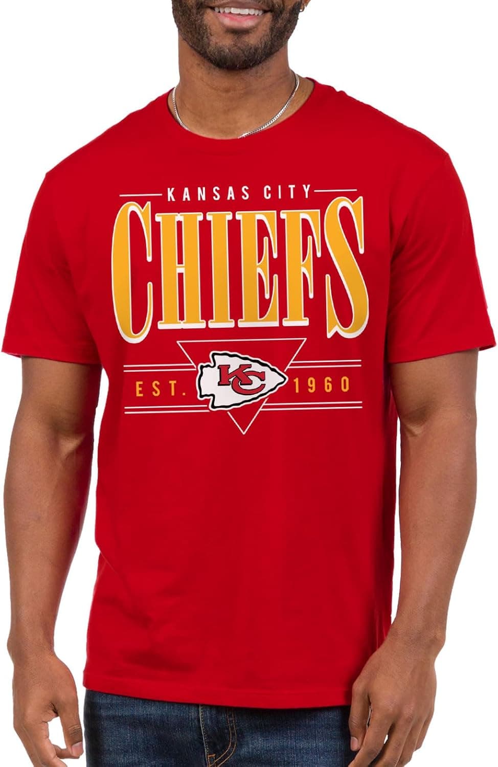 Iconic Chiefs Retro Tee - Stylish NFL Fan Apparel