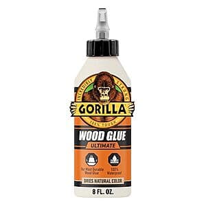 GORILLA Ultimate Waterproof Wood Glue (8 oz)