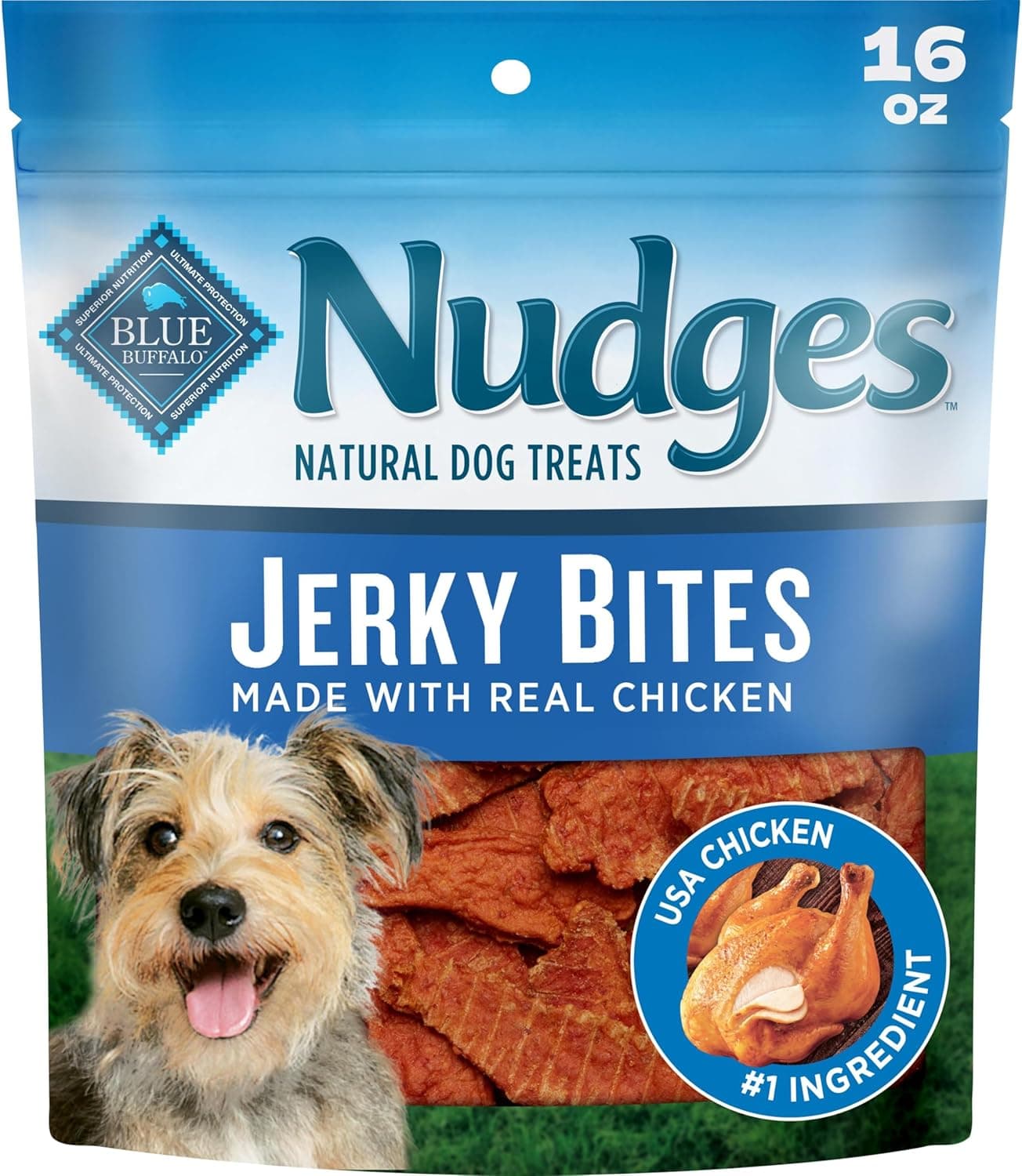 Tender & Meaty Blue Buffalo Chicken Jerky Dog Treats
