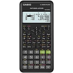 Casio fx-300ES PLUS 2nd Edition Scientific Calculator for $9.80