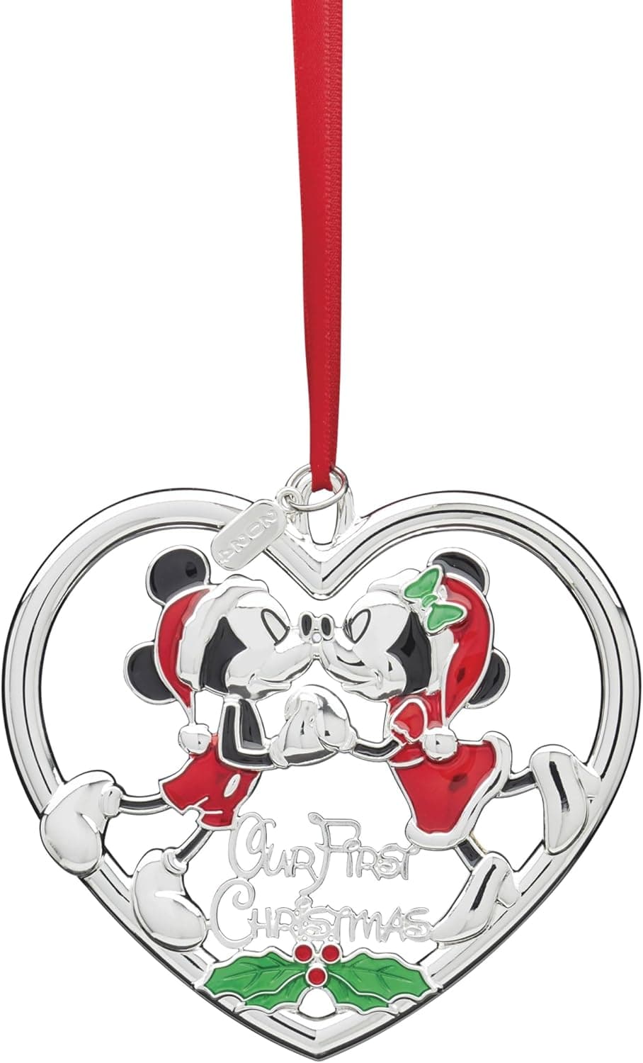 Lenox 896412 2024 Our 1st Christmas Tree Ornament Micky & Minnie Metal
