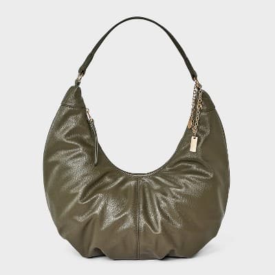 Oversized Crescent Shoulder Bag - Universal Thread™ Olive Green