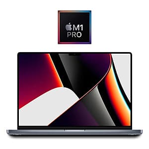 Refurbished Apple MacBook Pro: M1 Pro Chip, 16GB RAM, 512GB SSD
